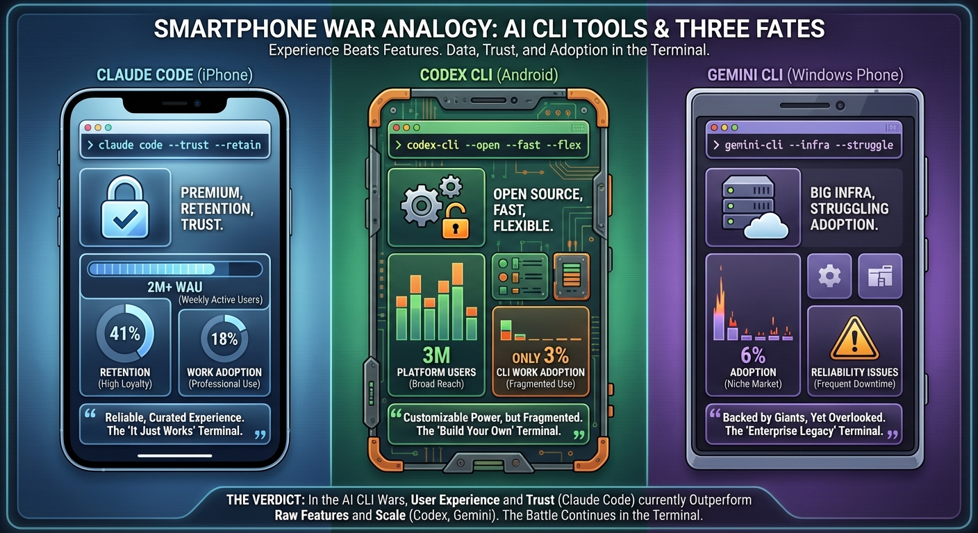 Sketchnote diagram for: Three Terminals, Three Fates