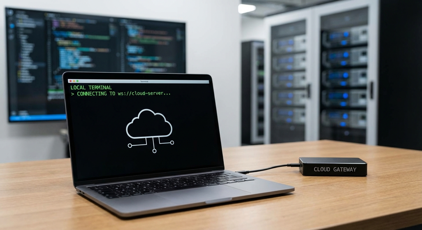 Sketchnote diagram for: Remote Development with Codex CLI: App-Server WebSocket Transport, the --remote Flag, and Persistent Agent Sessions
